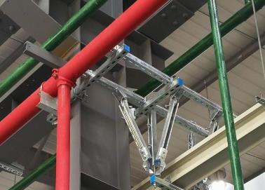 石狮该抗震支架的整体式支吊架结构协调性好